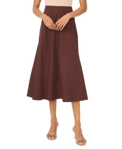 1.STATE Women's A-Line Midi Skirt