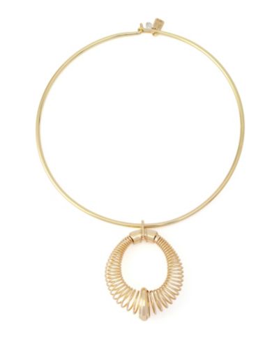 Robert Lee Morris Soho Золотая подвеска-цепочка Coiled Pendant Wire