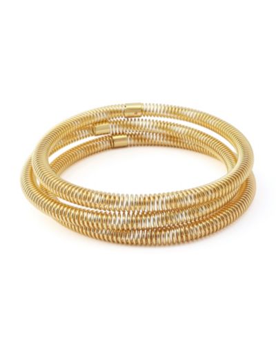 Robert Lee Morris Soho Coiled Bangle Bracelet Set