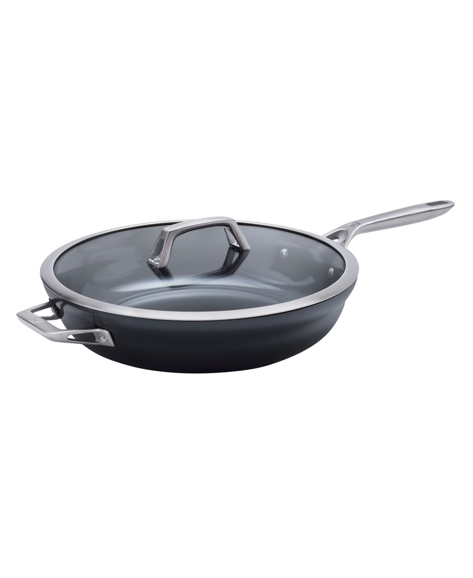 ZWILLING Motion Hard-Anodized Aluminum 13.5" Deep Fryer with Lid