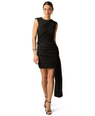 Adrianna Women's Artisan Jersey Crewneck Mini Dress