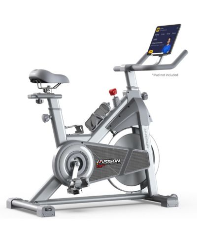 HARISON Semi-Commercial Exercise Bike, 380 lbs Capacity, Magnetic with Bluetooth