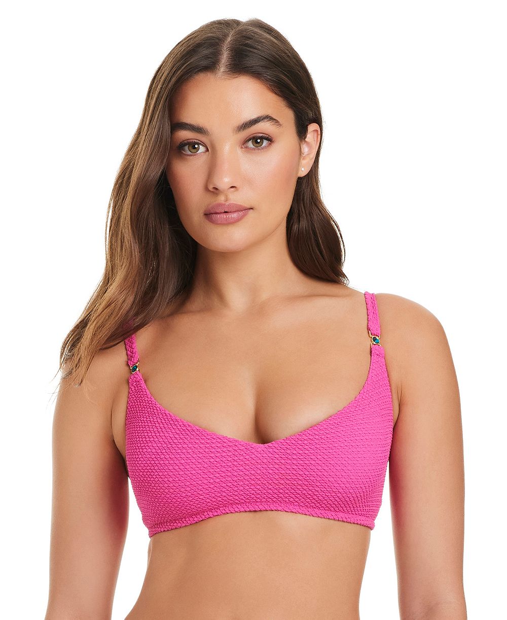 Женский топ для бикини Red Carter Textured Tide V-Front