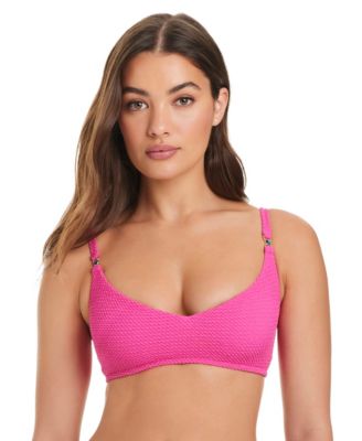 Женский топ для бикини Red Carter Textured Tide V-Front