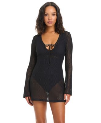 Bar III Women's Sunkissed Babe A-Line Swim Cover-Up Dress, Macy's Exclusive