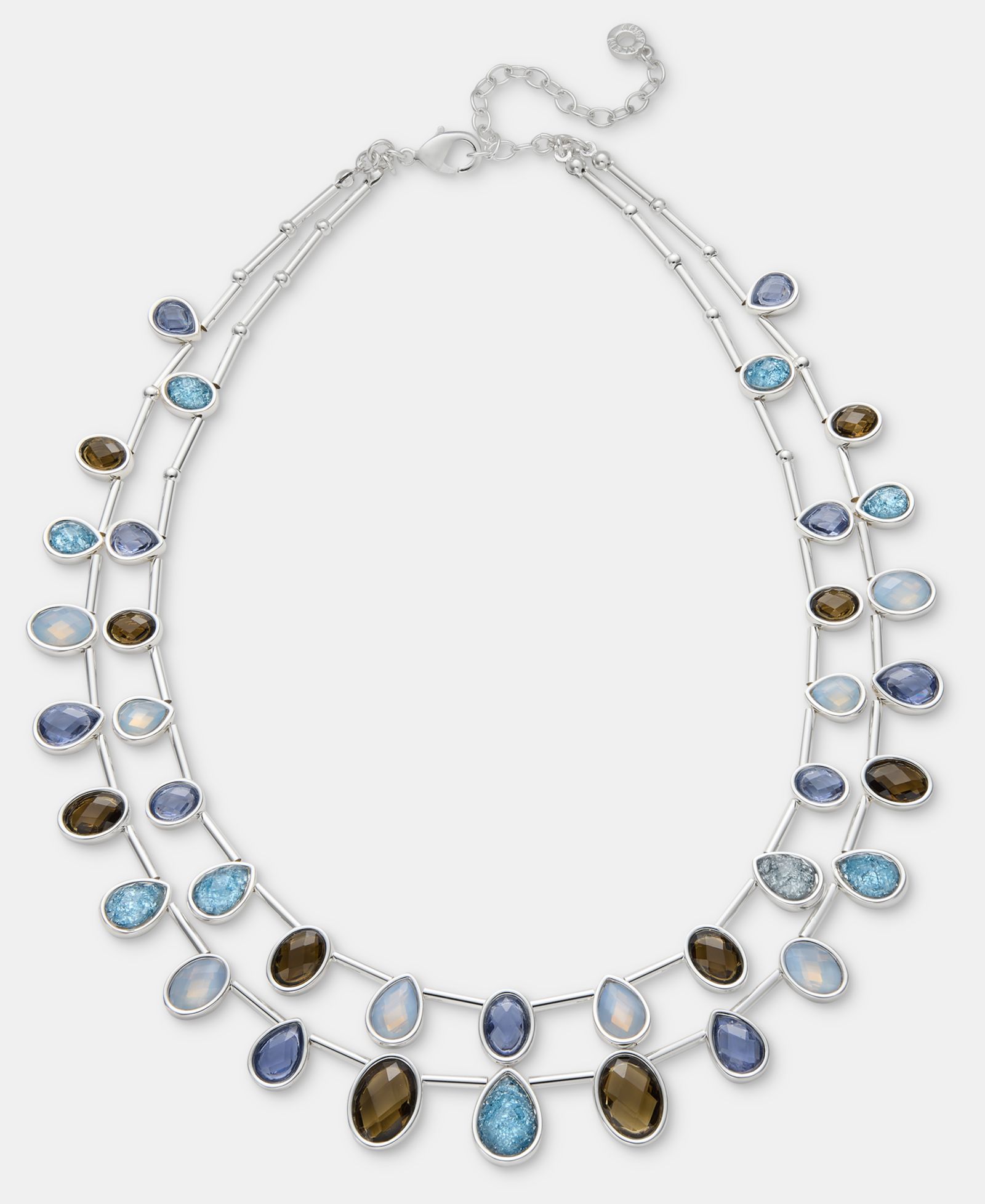 Многорядное ожерелье Anne Klein Blue Stone