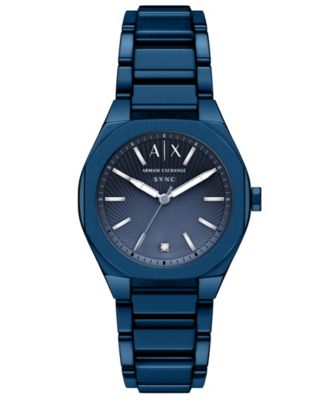 A|X Armani Exchange Armani Exchange Women's Sync Quartz Blue Stainless Steel Watch 36mm
