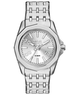 Diesel Men's Stinger Quartz Silver Stainless Steel Watch 44mm