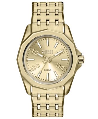 Diesel Men's Stinger Quartz Gold Stainless Steel Watch 44mm