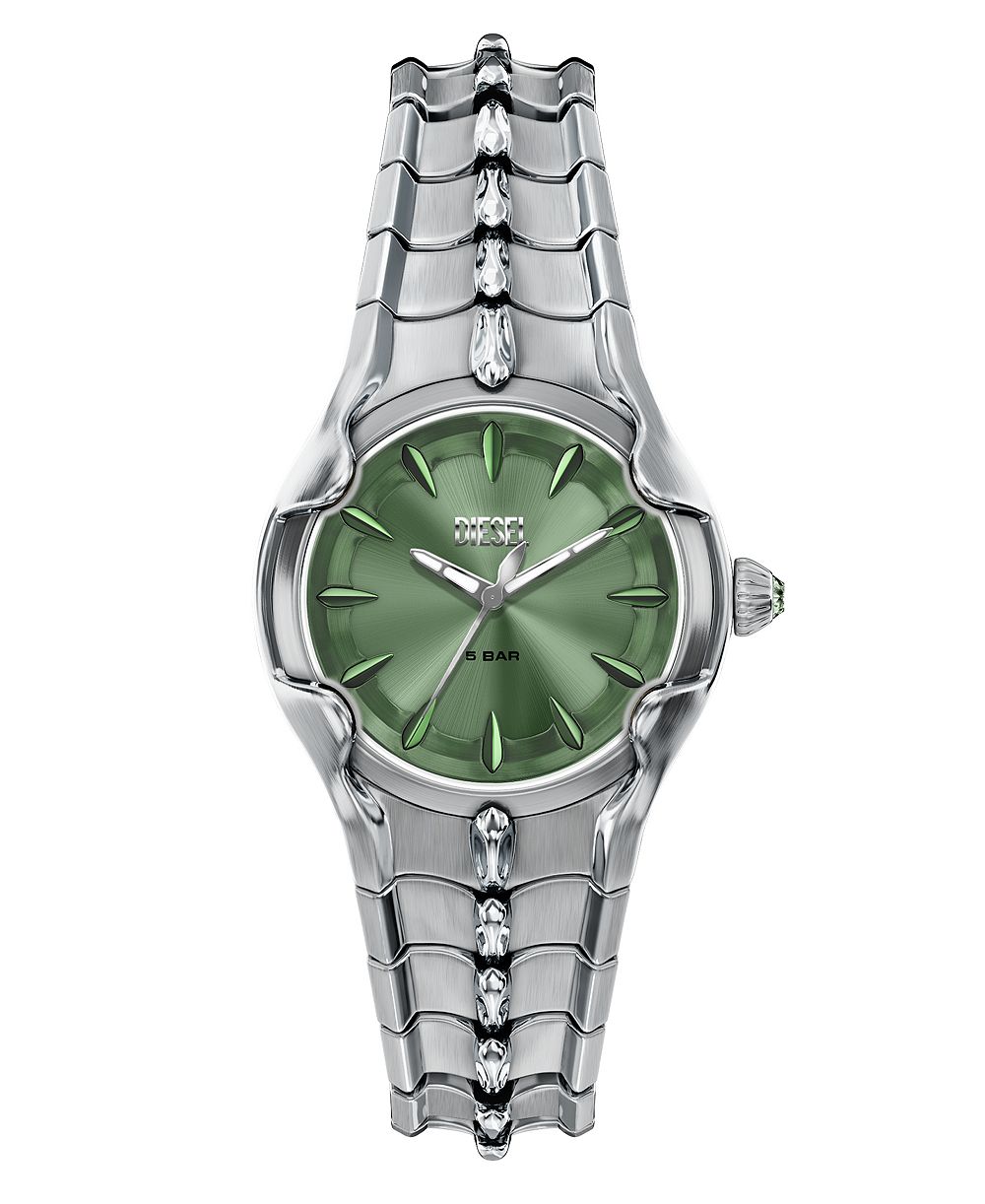 Женские часы Diesel Vert Quartz Silver Stainless Steel, 32mm