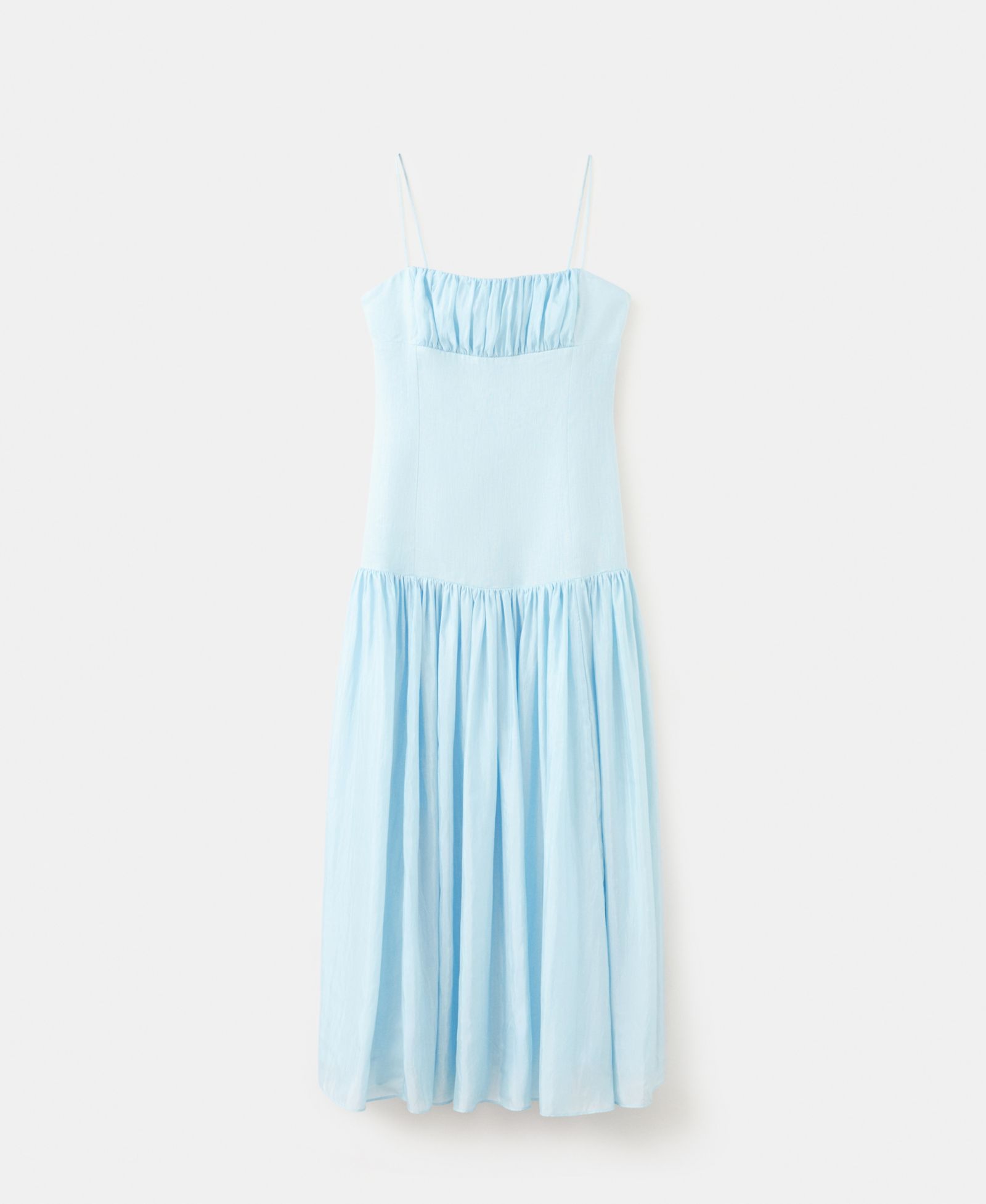 Mango Women's Ruched Long Dress