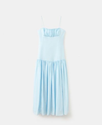 Mango Women's Ruched Long Dress