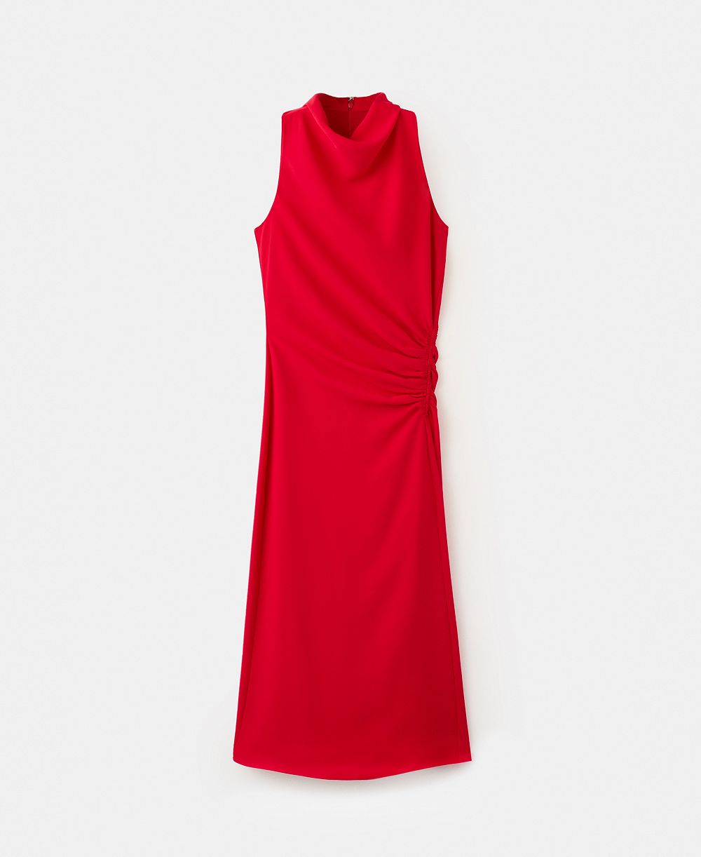 Платье Mango Women's Draped Neckline Ruched