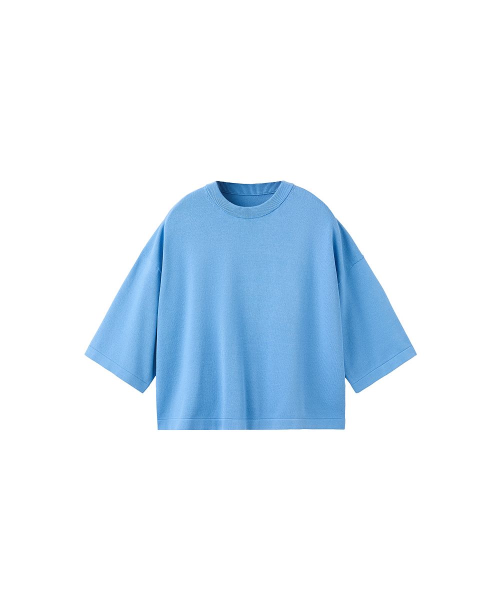 MANGO Women's Oversized Short-Sleeved Sweater