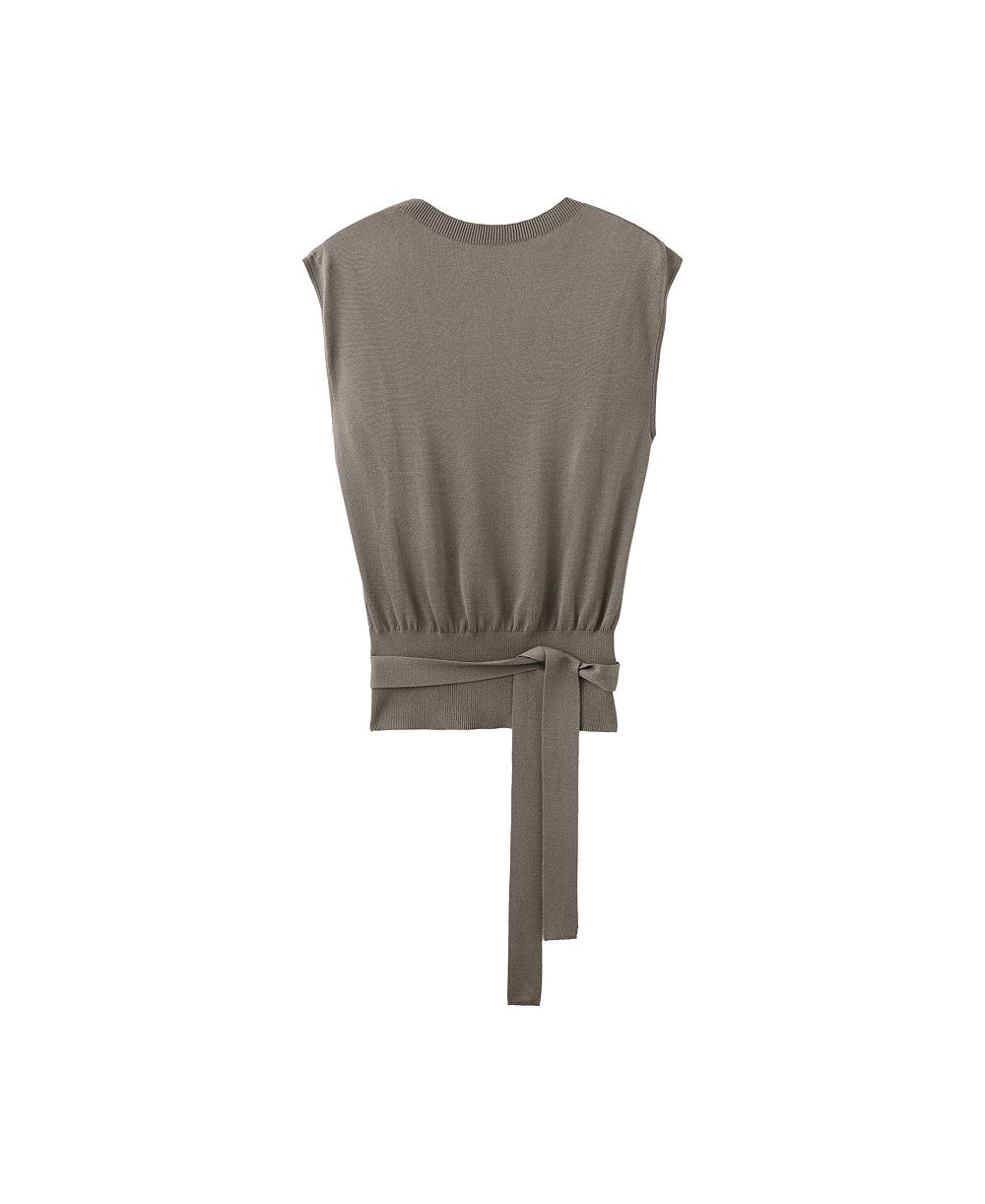 MANGO Women's Belted Knit Vest