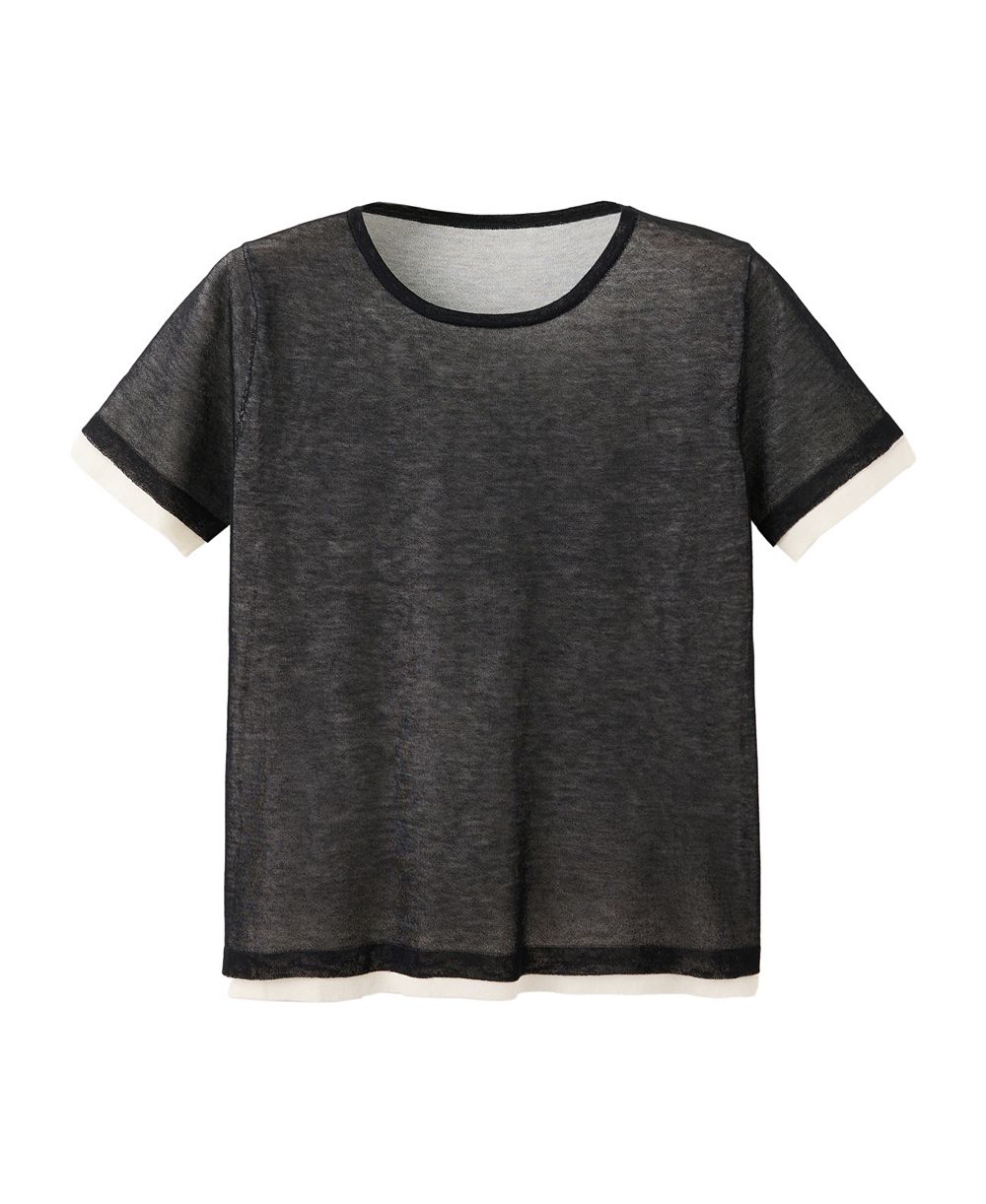 MANGO Women's Short-Sleeve Crewneck Pullover