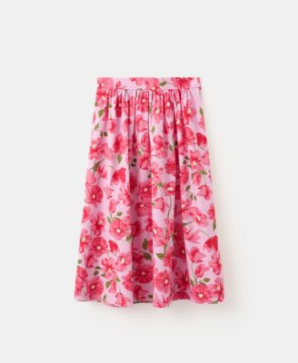 Mango Women's Cotton Midi Skirt