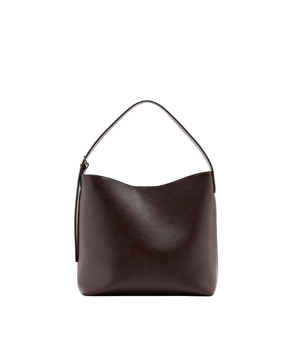 Mango Women's Buckle Bucket Bag