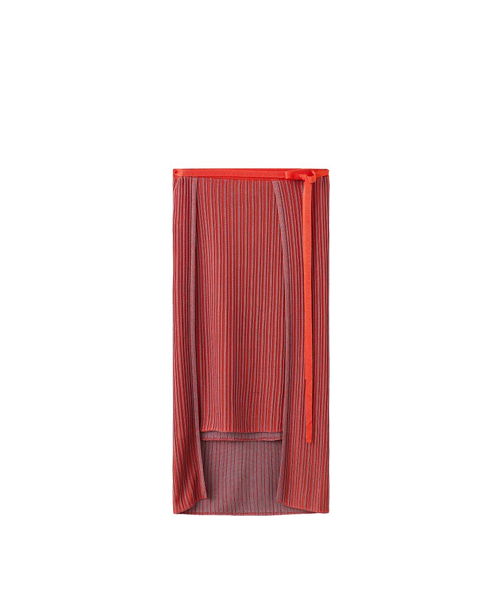 Mango Women's Ribbed Midi Asymmetrical Skirt