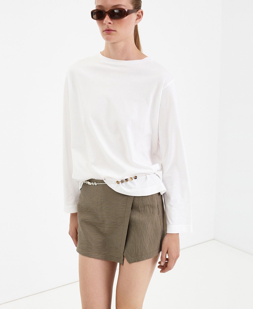 Mango Women's Lyocell Skort