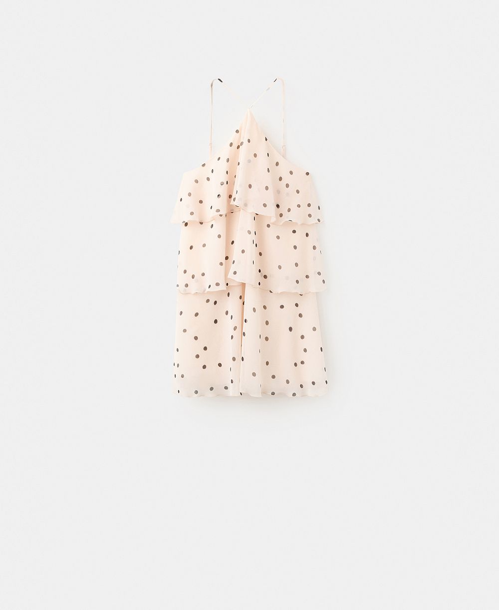 Женское платье Mango Polka-Dot Halter