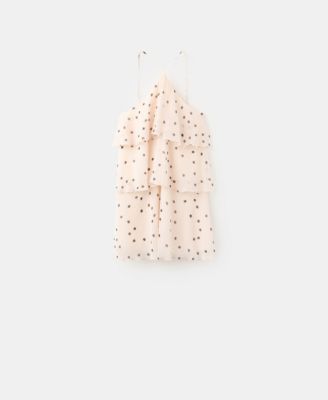 Женское платье Mango Polka-Dot Halter