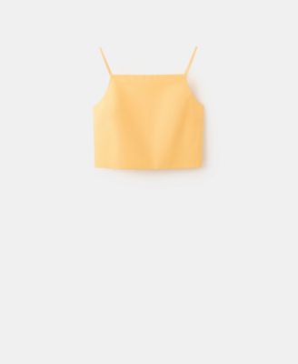 Женский хлопковый топ Mango