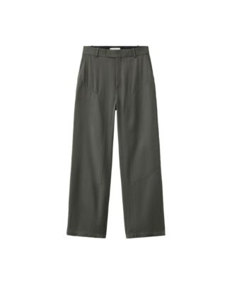 Мужские брюки Mango Stitching Details Straight Suit