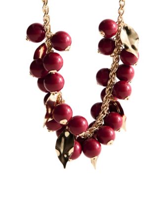 Ожерелье Mango Women's Beaded Chain Necklace