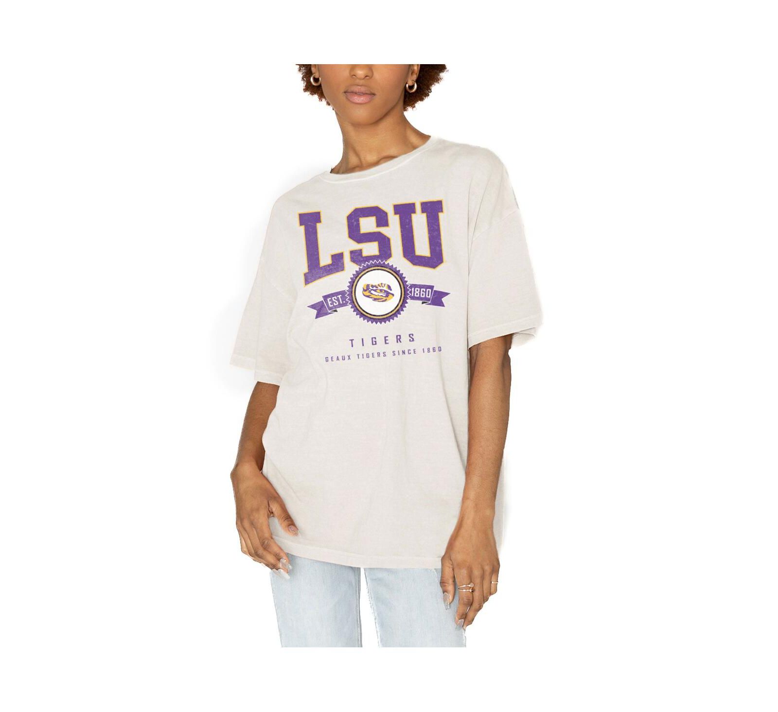 Женская футболка Gameday Couture LSU Tigers Oversized белая