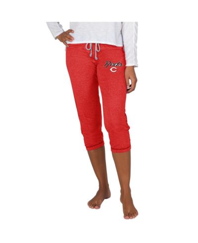 Женские трикотажные брюки-капри Concepts Sport Red Cincinnati Reds Quest Knit