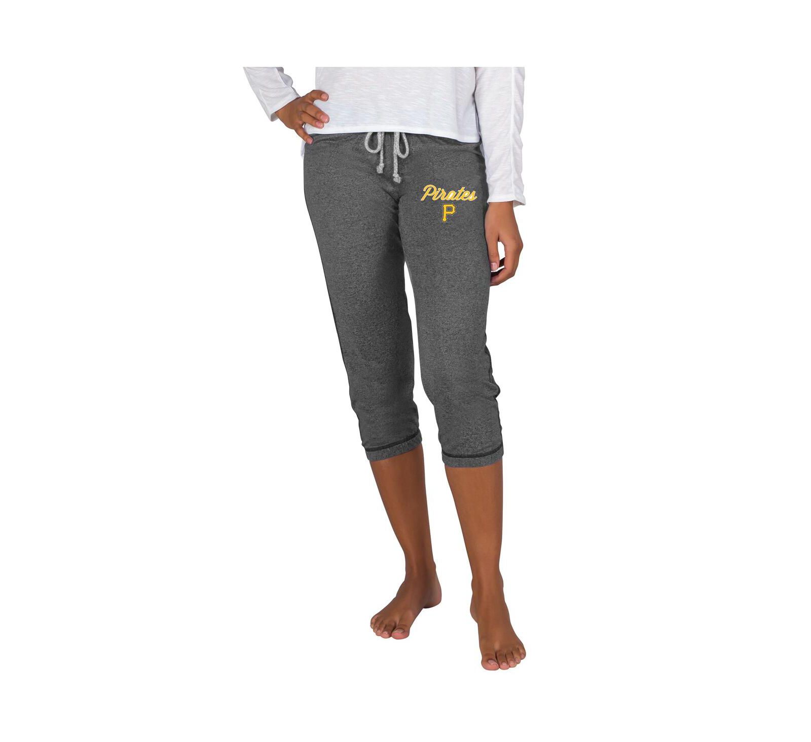 Concepts Sport Women's Charcoal Pittsburgh Pirates Quest Knit Capri Pants