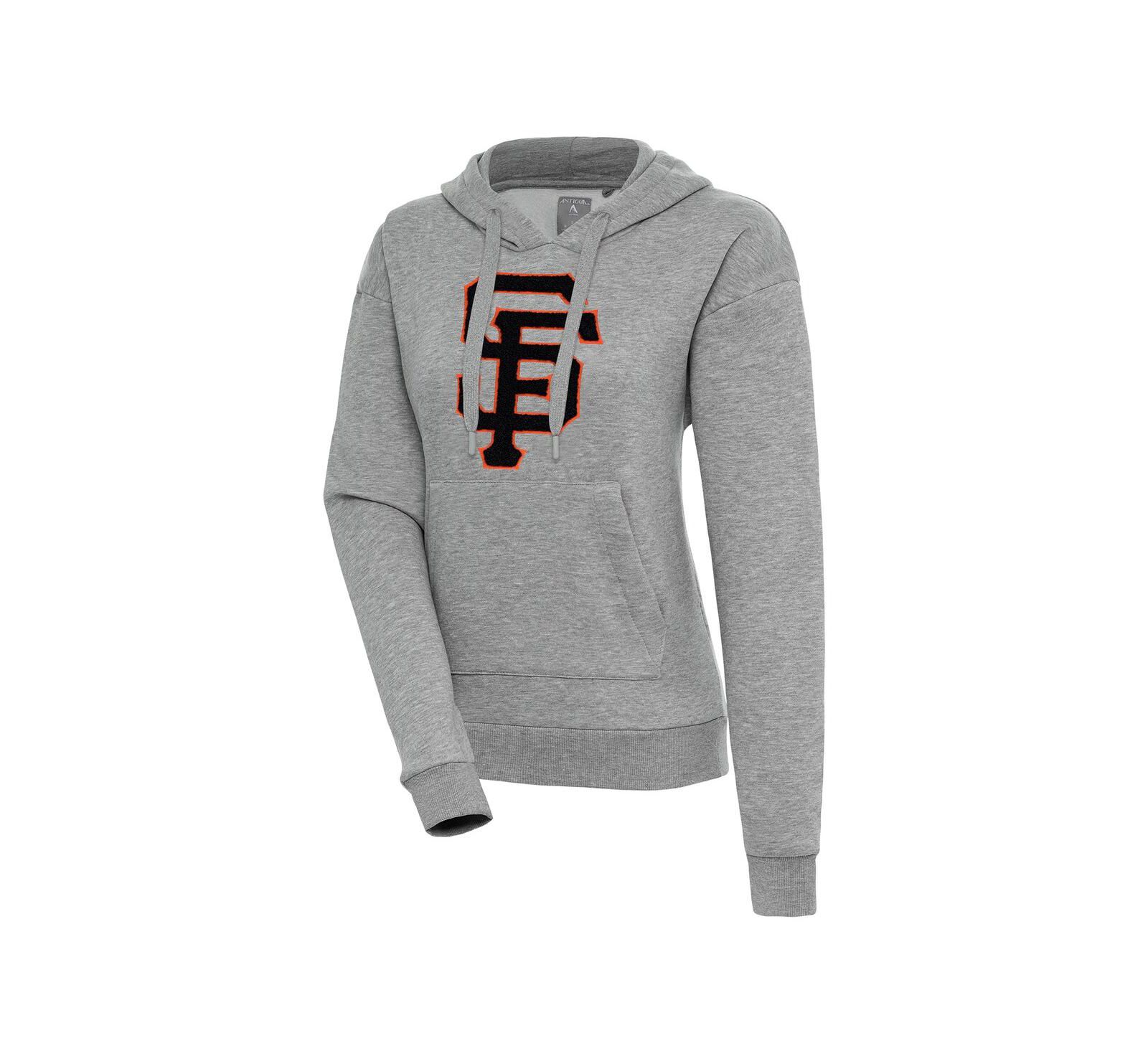 Женское худи Antigua San Francisco Giants Victory Pullover, Heather Gray