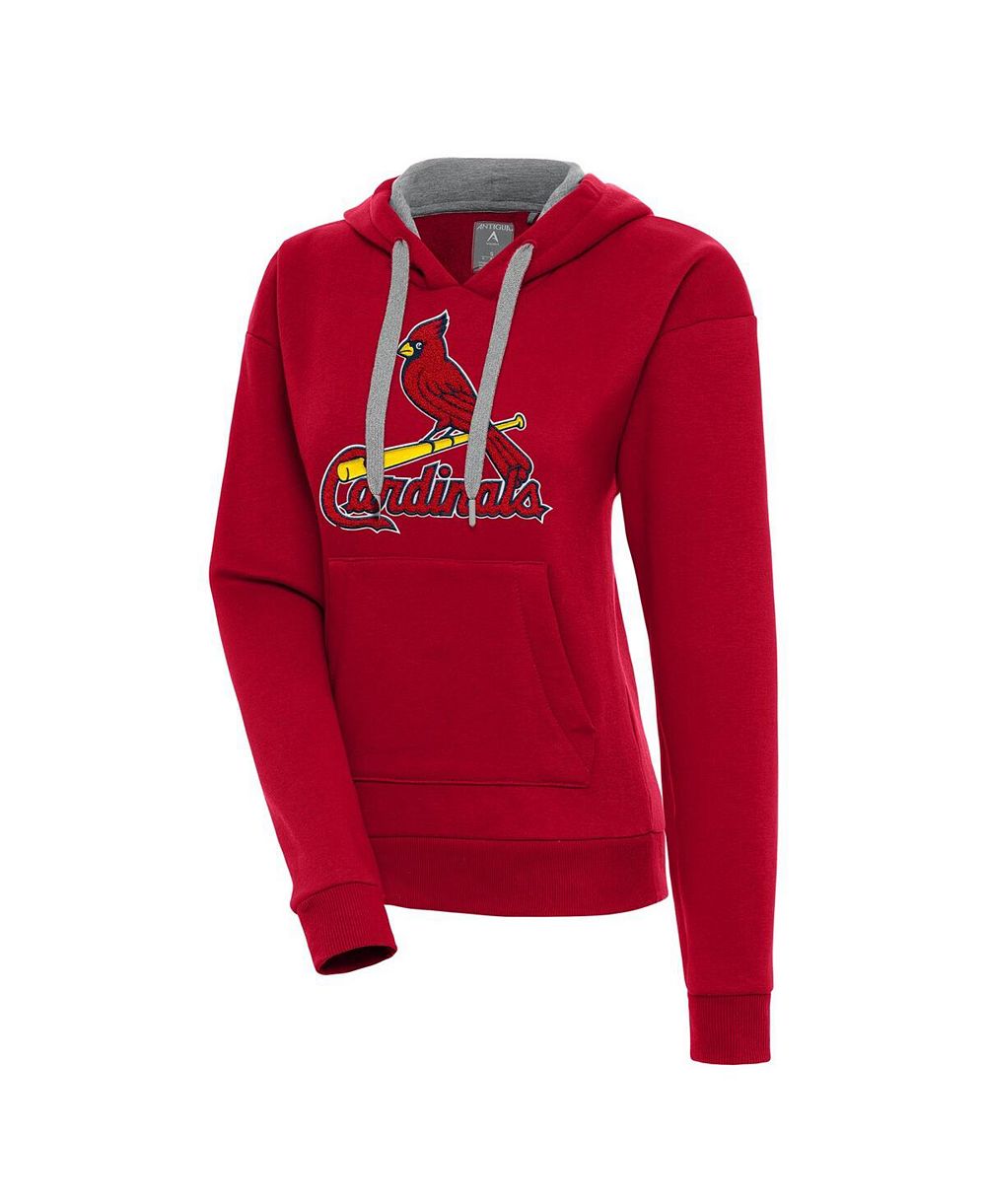 Женское худи Antigua St. Louis Cardinals Victory Pullover