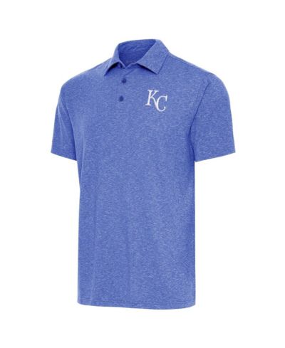 Мужское поло Antigua Heather Royal Kansas City Royals Par