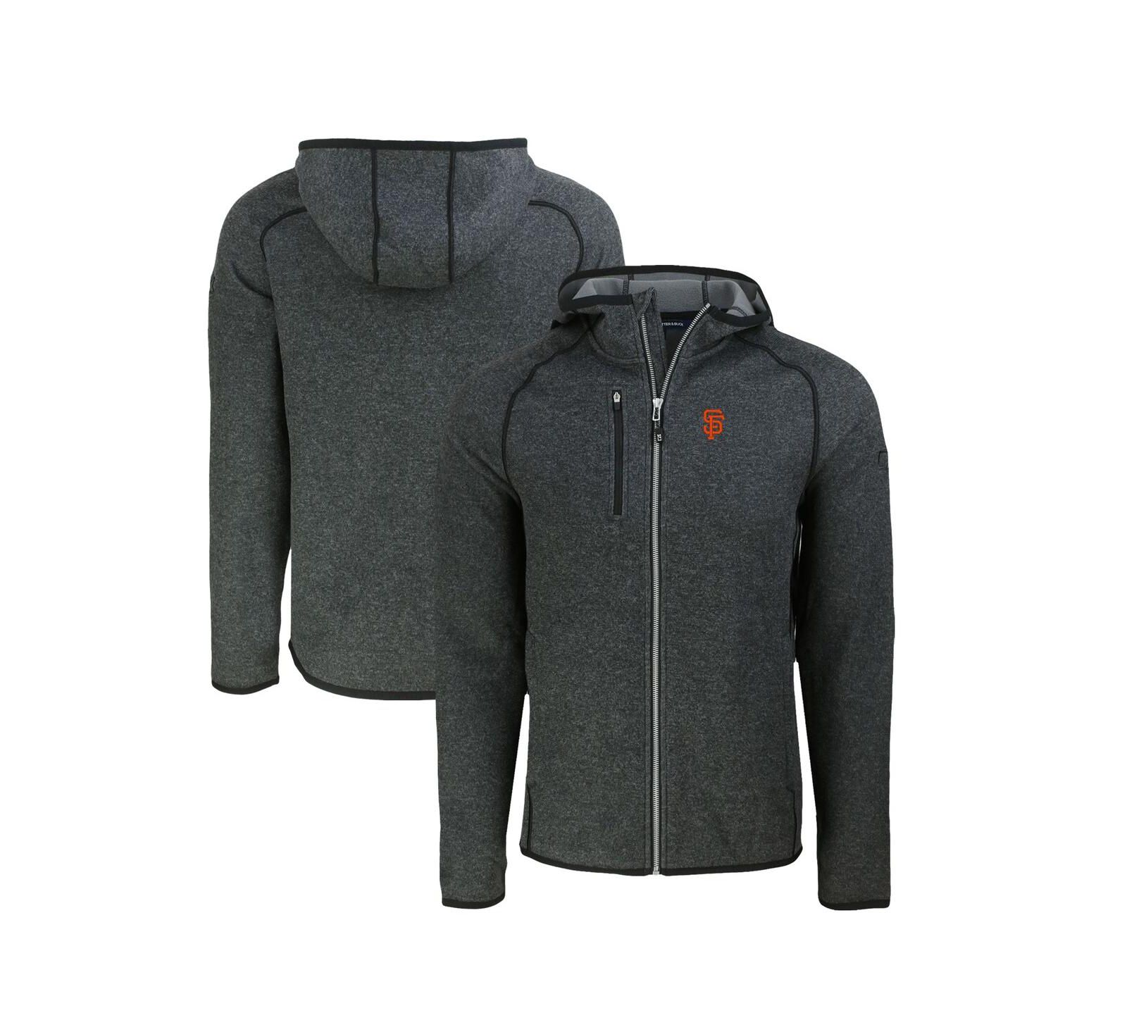 Cutter & Buck Мужская куртка с капюшоном San Francisco Giants угольный серый