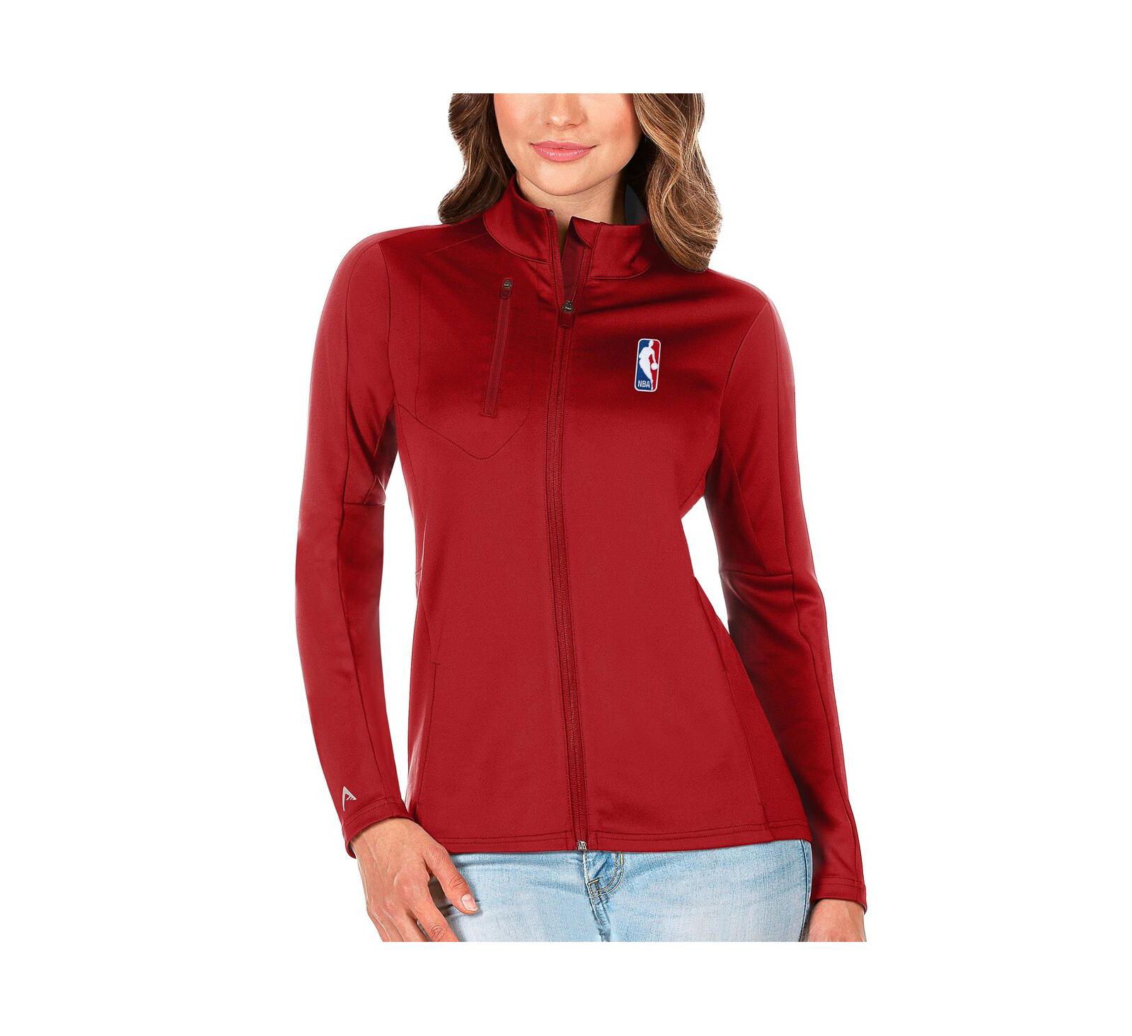 Женская куртка Antigua Red NBA Logoman Generation Full-Zip
