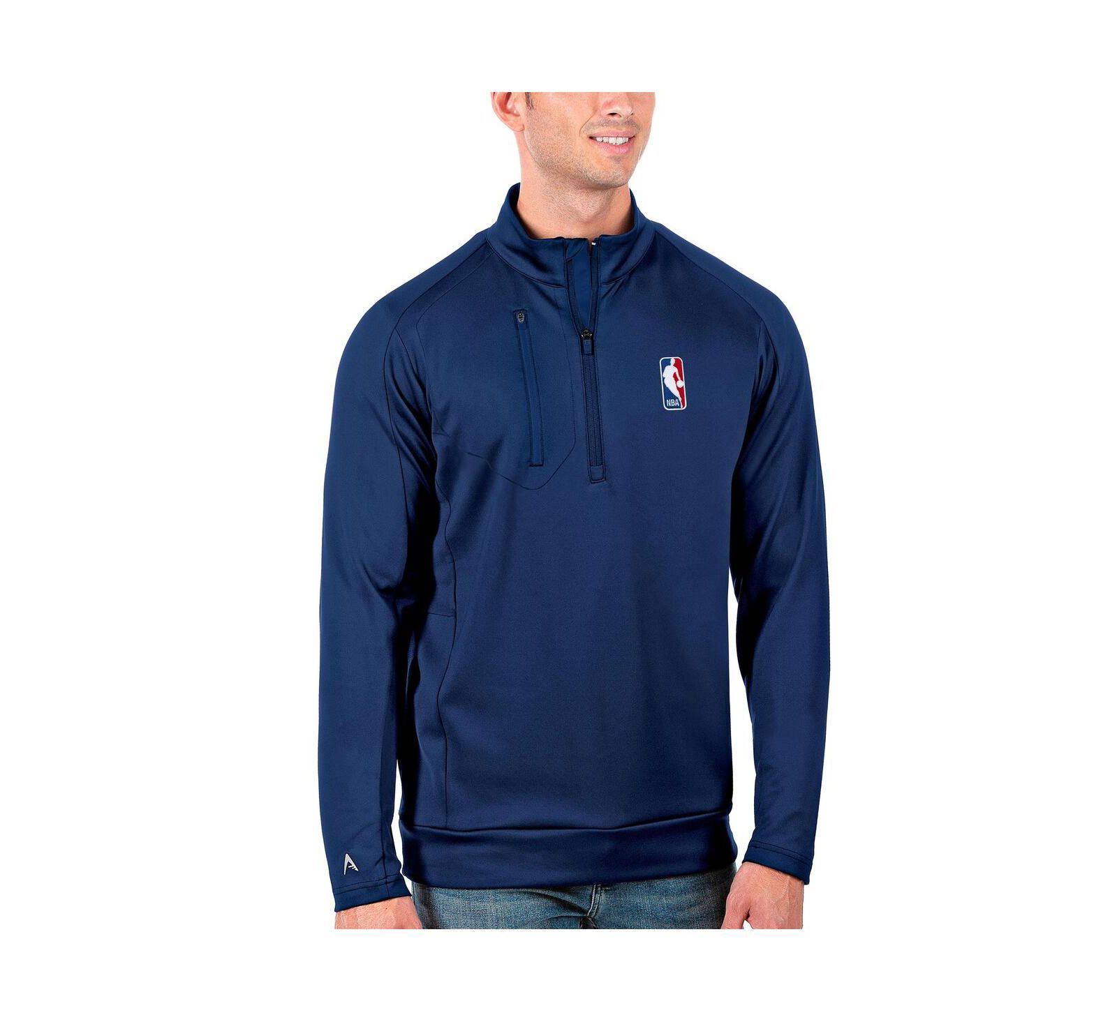 Мужской джемпер Antigua Royal NBA Generation Quarter-Zip Pullover