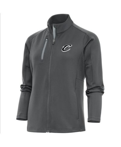 Женская куртка Antigua Cleveland Cavaliers с молнией, цвет Charcoal