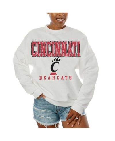 Gameday Couture Women's White Cincinnati Bearcats Freestyle Fleece Pullover Sweatshirt
