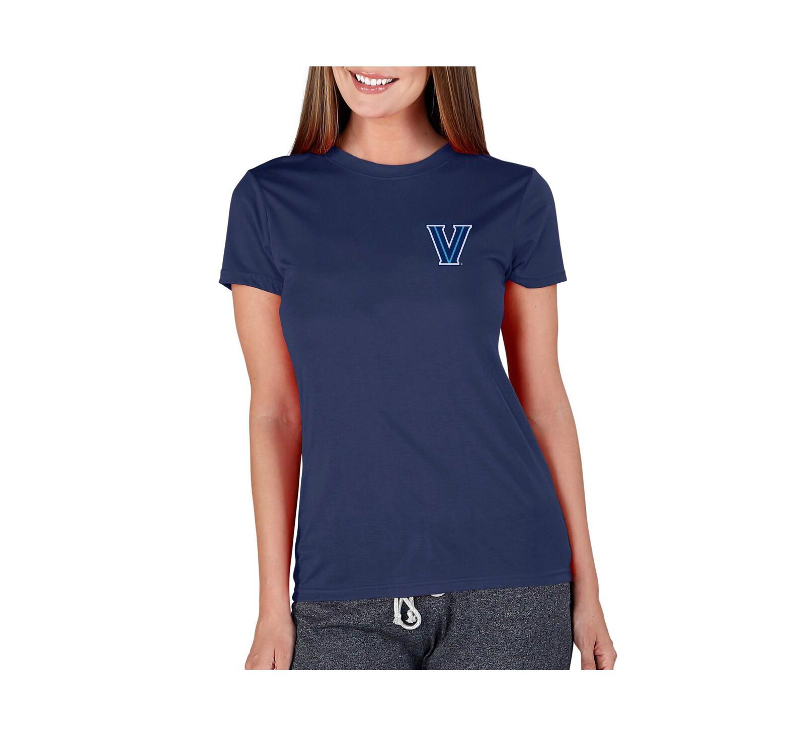 Женский топ Concepts Sport Navy Villanova Wildcats Marathon Knit