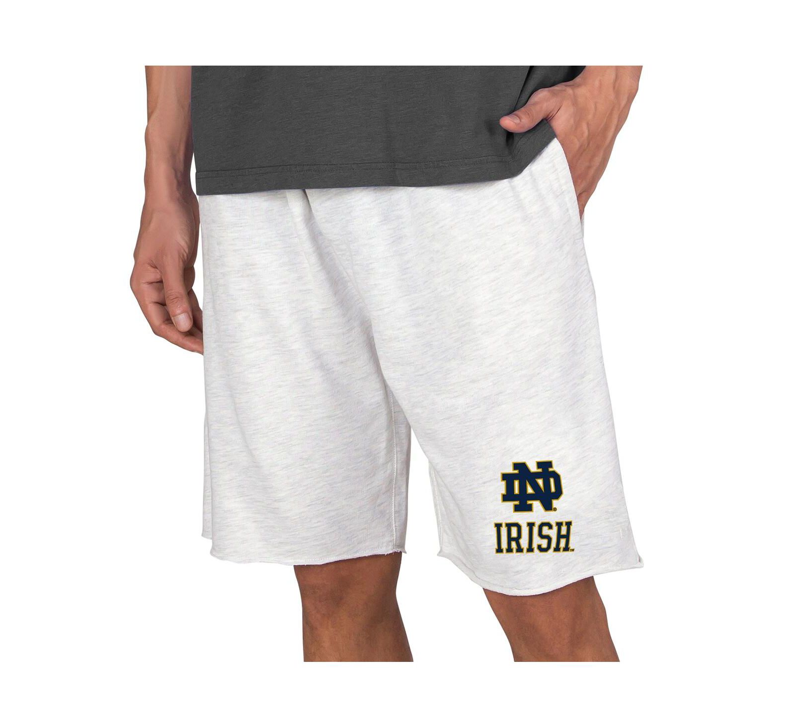 Concepts Sport Men's Oatmeal Notre Dame Fighting Irish Mainstream Tri-Blend Shorts