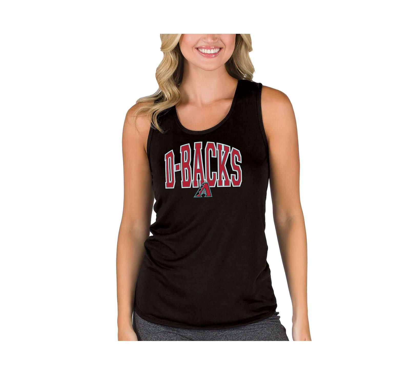 Женский топ Concepts Sport Black Arizona Diamondbacks Marathon Racerback Tank