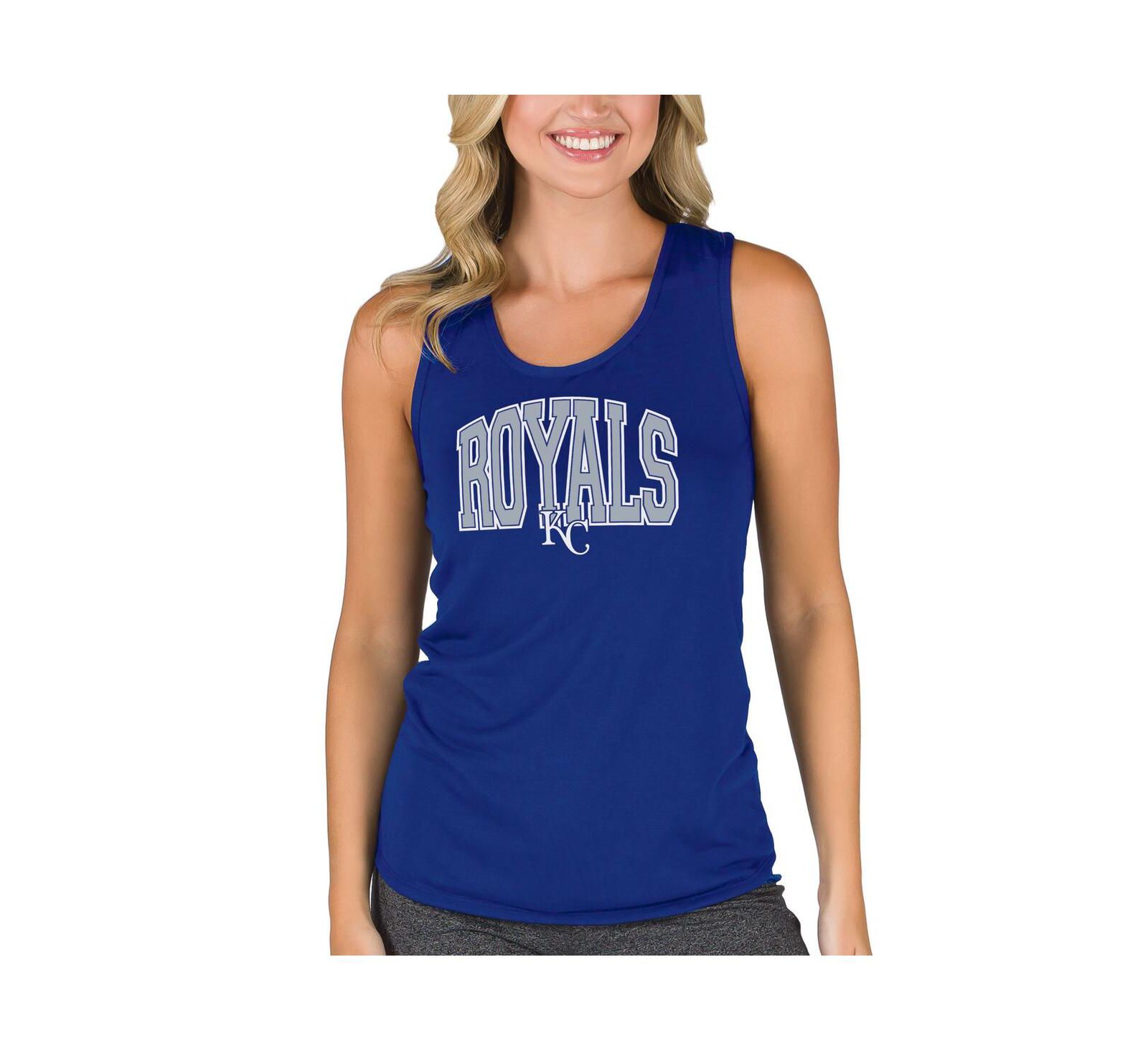 Concepts Sport Женский майка-топ Marathon Racerback Royal Kansas City Royals
