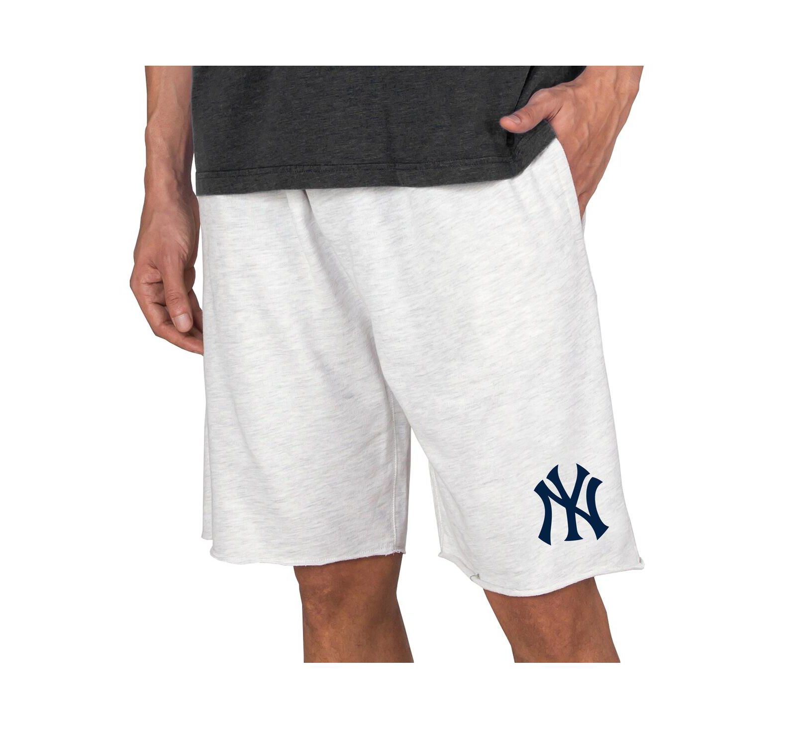Мужские шорты Concepts Sport Terry Tri-Blend с принтом New York Yankees