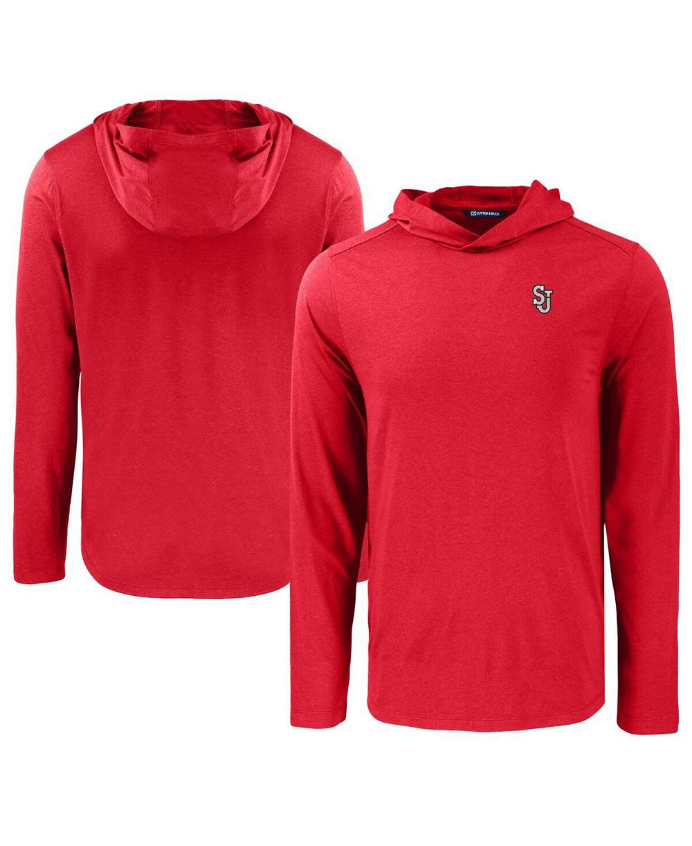 Мужское худи с длинным рукавом Cutter & Buck St. John's Red Storm Coastline Epic Comfort Eco