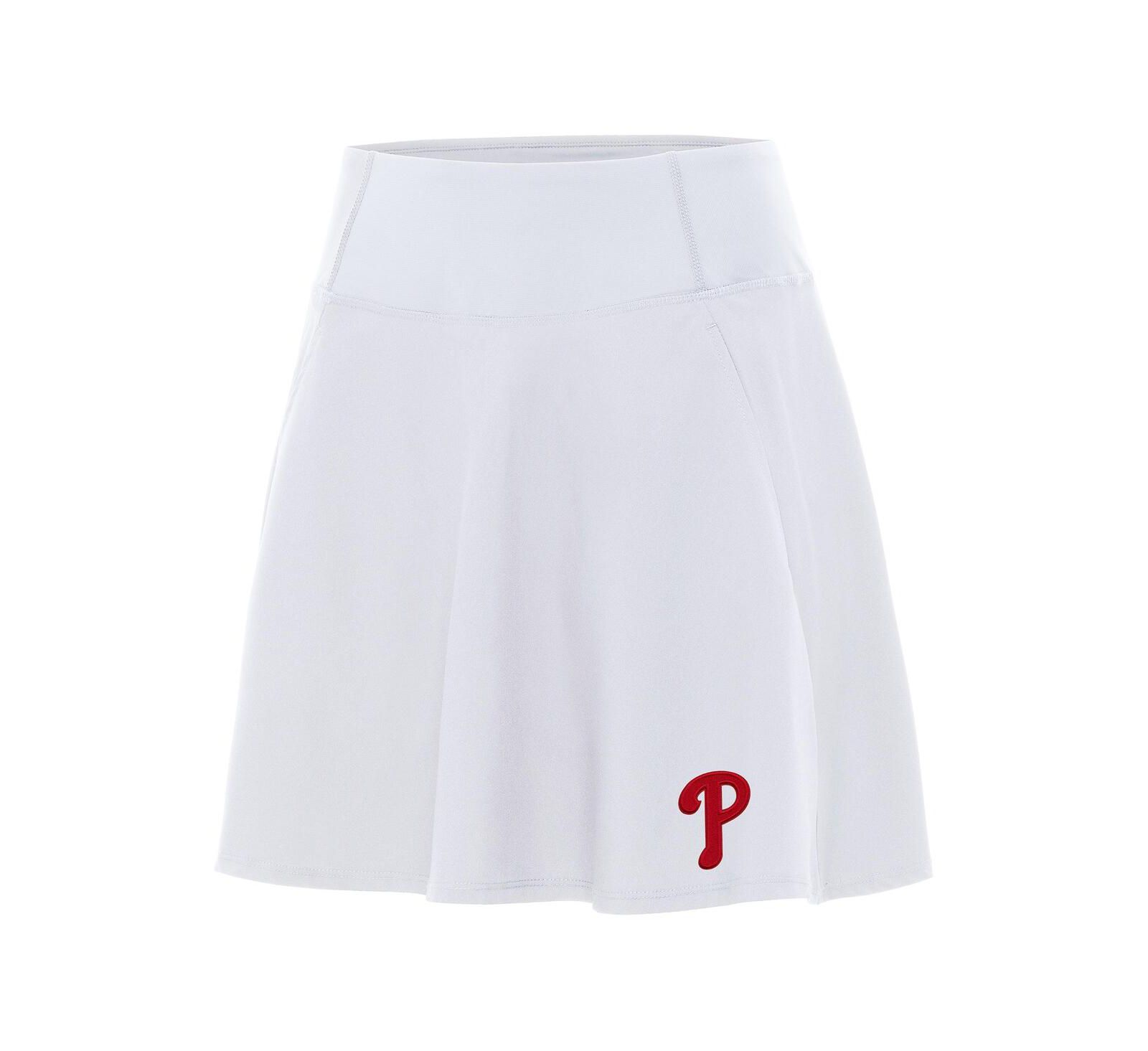Antigua Women's White Philadelphia Phillies Chip Skort