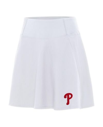 Женская юбка-шорты Antigua White Philadelphia Phillies Chip