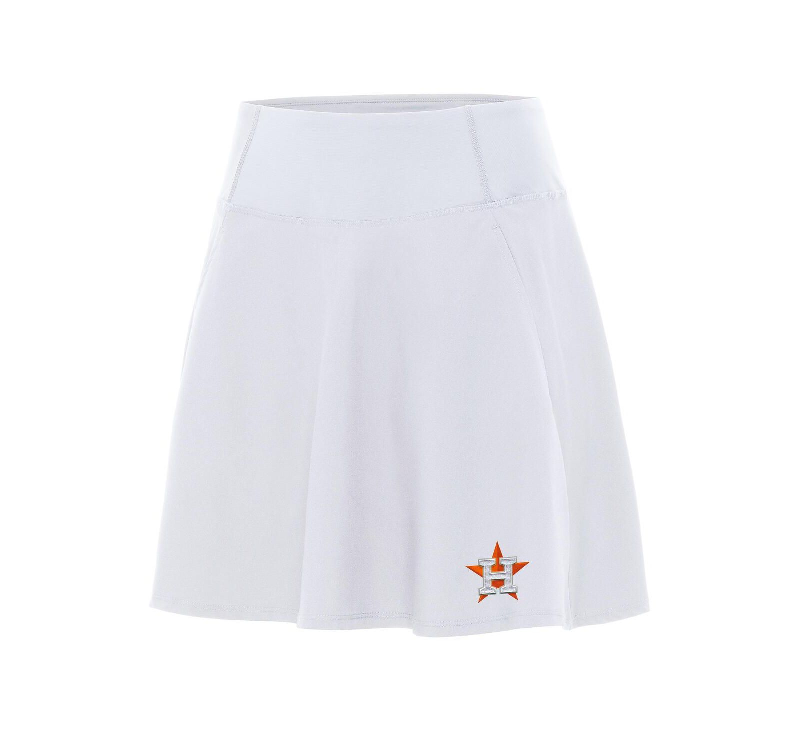 Antigua Women's White Houston Astros Chip Skort