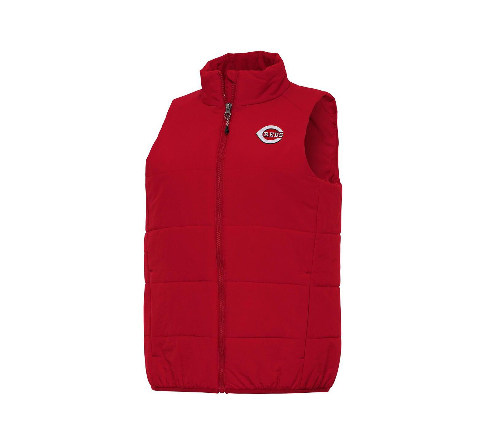 Женский ветровка Antigua Red Cincinnati Reds Experience Full-Zip